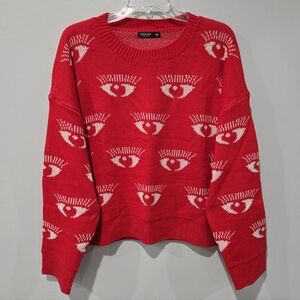 Whimsical Eye Crewneck Sweater